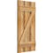 Ekena Millwork Spaced Board-n-Batten Shutters w/Z-Bar, Rough Sawn Western Red Cedar, 17 1/8W x 34H, PR RBS06Z17X034RWR - alternate 4